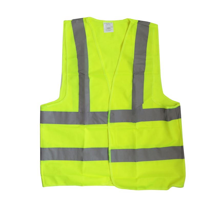 جلیقه ایمنی مدل چهارخط شبرنگ کد yp en471 سایز 2xl