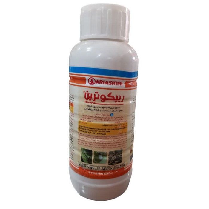 حشره کش رپکورد آریا شیمی مدل سایپرمترین حجم 0_5 لیتر