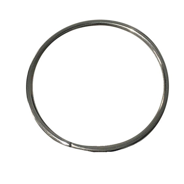 حلقه گرد چرم دوزی مدل rnd stl3cm بسته 100 عددی
