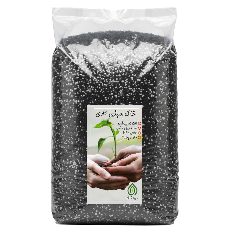خاک سبزی کاری مهیا خاک مدل 20ltr وزن 10 کیلوگرم