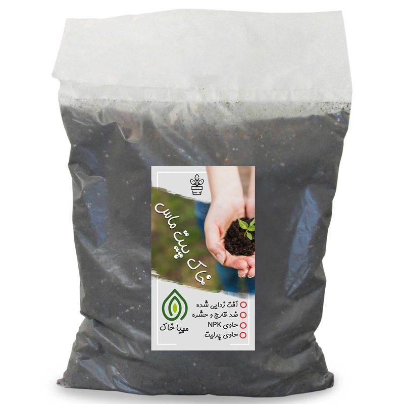 خاک پیت ماس مهیا خاک مدل 10litr وزن 5 کیلوگرم