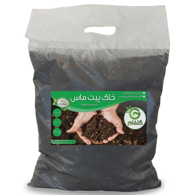 خاک پیت ماس گلفام مدل gp12 حجم 12 لیتر