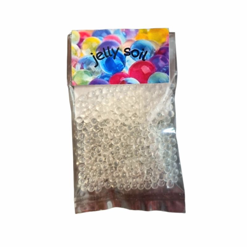خاک ژله ای جلی سویل مدل کریستالی بی رنگ وزن 15 گرم