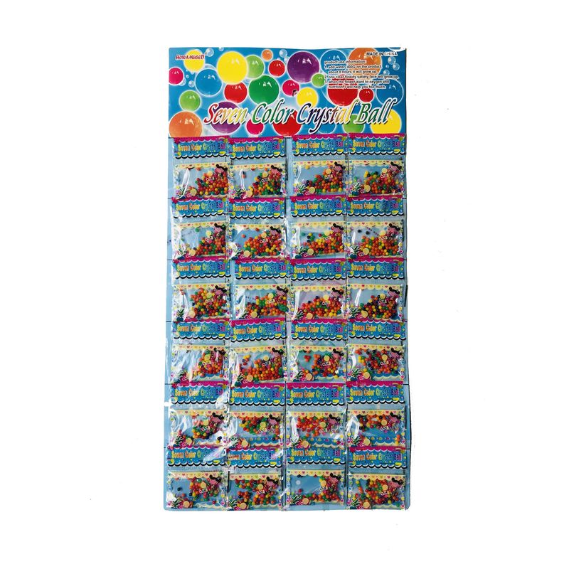 خاک ژله ای کریستالی مدل seven color بسته 24 عددی