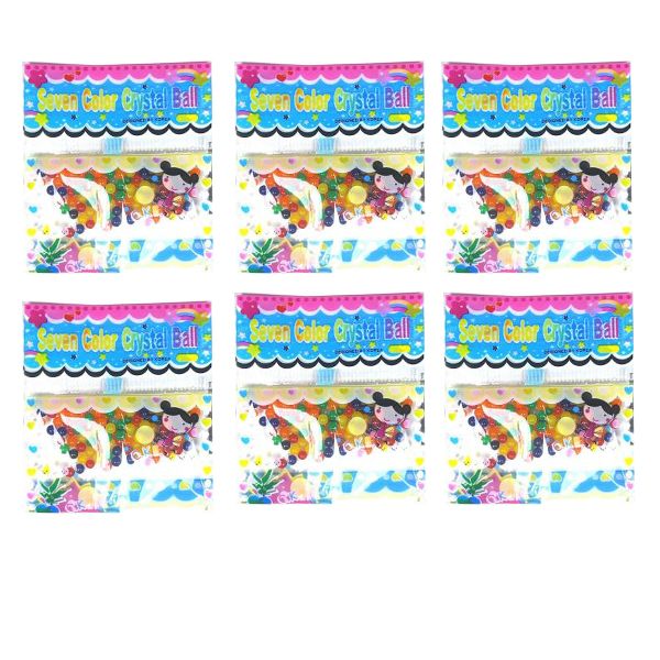 خاک ژله ای کریستالی مدل seven color بسته 6 عددی