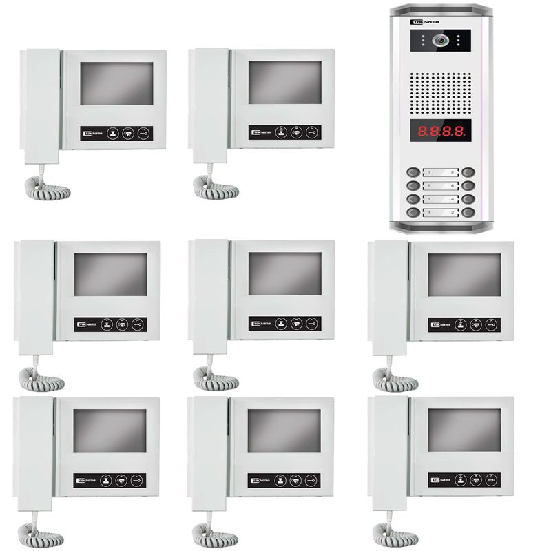 درب بازکن تصویری تک نما d43 8v مجموعه ۹ عددی