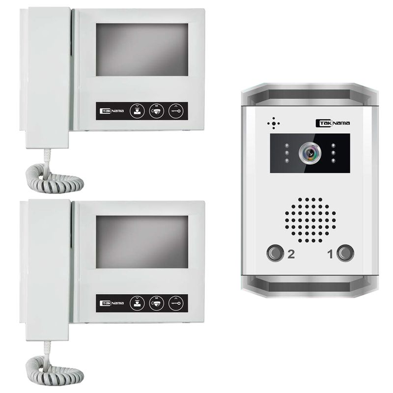 درب بازکن تصویری تک نما مدل d43 2v مجموعه ۳ عددی
