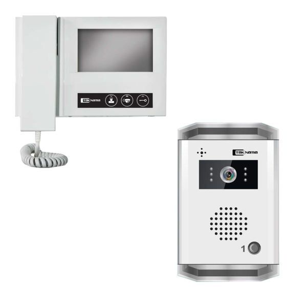 درب بازکن تصویری تک نما مدل d43m 1v مجموعه ۲ عددی