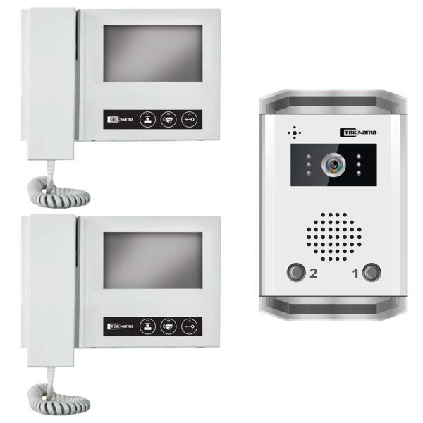 درب بازکن تصویری تک نما مدل d43m 2v مجموعه 3 عددی