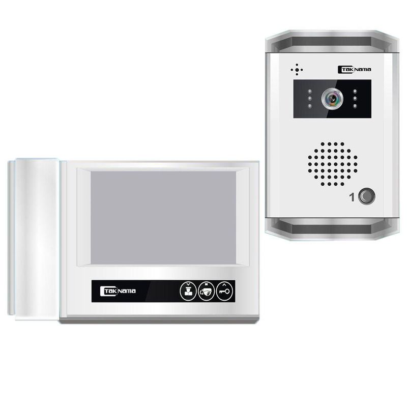 درب بازکن تصویری تک نما مدل d70 1v مجموعه ۲ عددی