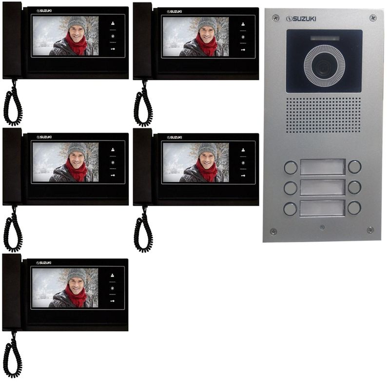 درب بازکن تصویری سوزوکی مدل 727i 5v مجموعه 5 عددی