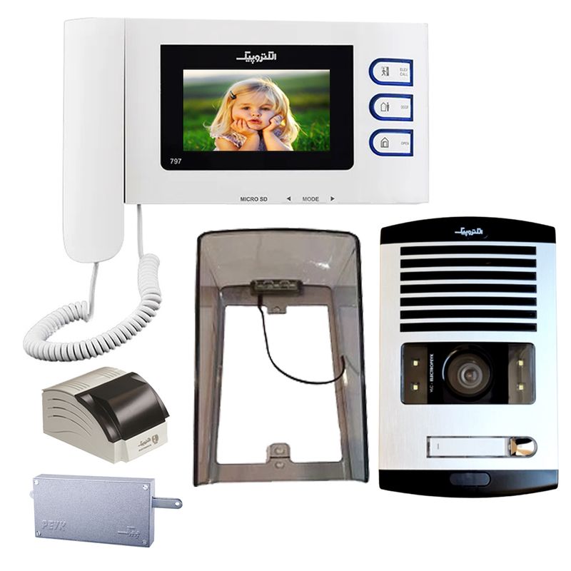 دربازکن تصویری الکتروپیک مدل 1086 797 یک واحدی