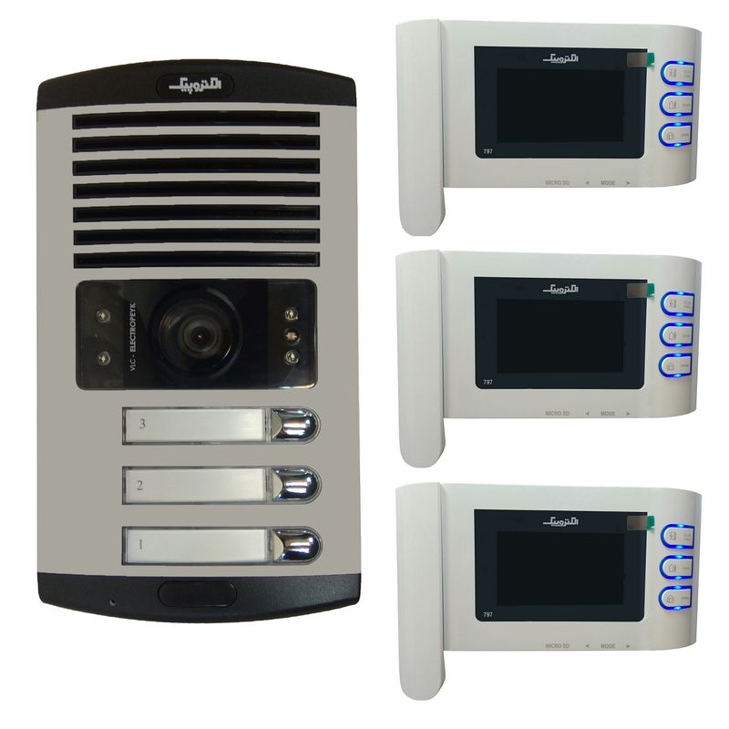 دربازکن تصویری الکتروپیک مدل 797 کد 1024 مجموعه 4 عددی