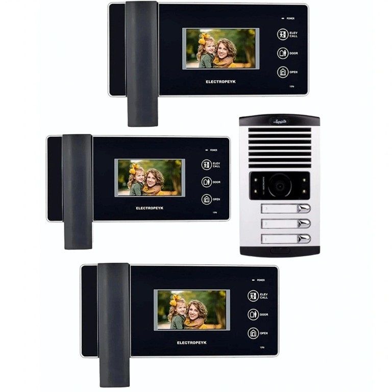 دربازکن تصویری الکتروپیک مدل fd_1086_3_1096x3 black