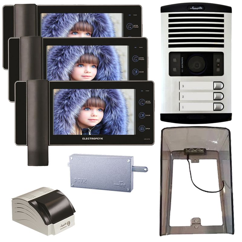 دربازکن تصویری الکتروپیک مدل fd_1086_3_1294_black