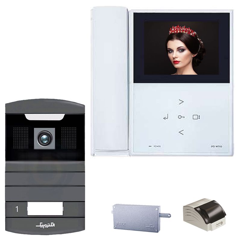 دربازکن تصویری الکتروپیک مدل fd_598_1_592_white یک واحدی