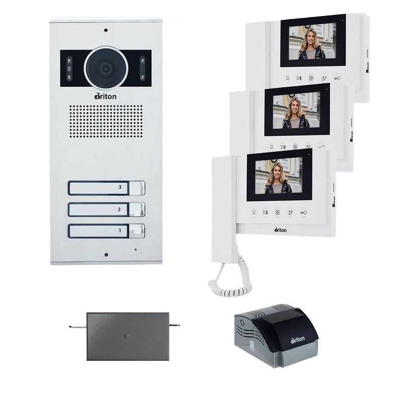 دربازکن تصویری برایتون مدل bam 4310 سه واحدی