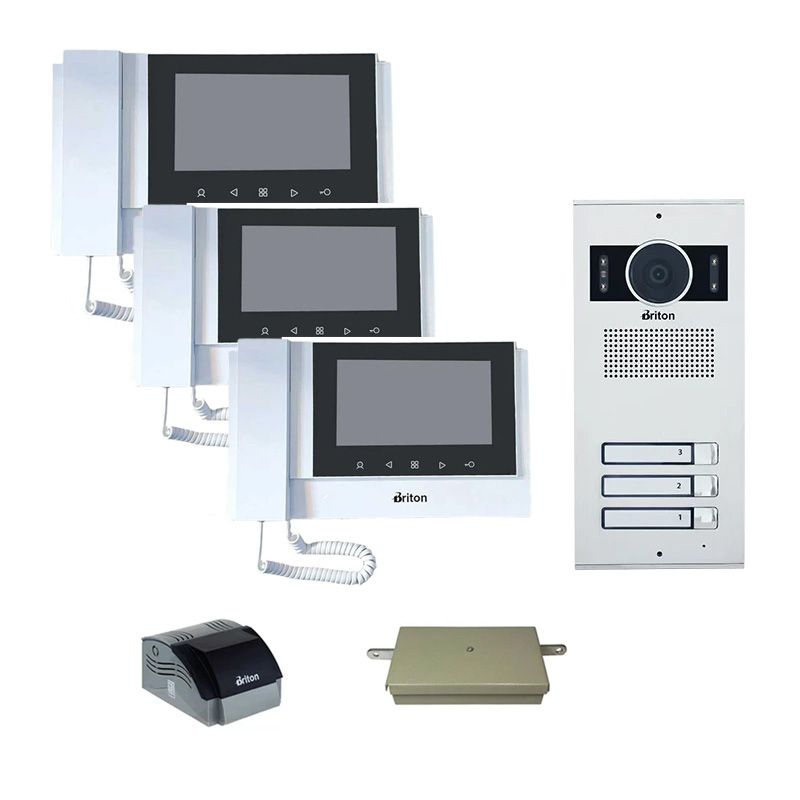 دربازکن تصویری برایتون مدل bam 7020 سه واحدی