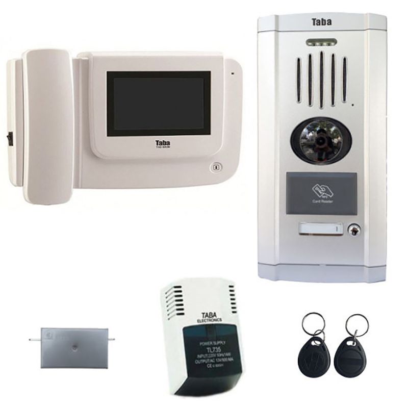 دربازکن تصویری تابا مدل tb1043v1card مجموعه 6 عددی