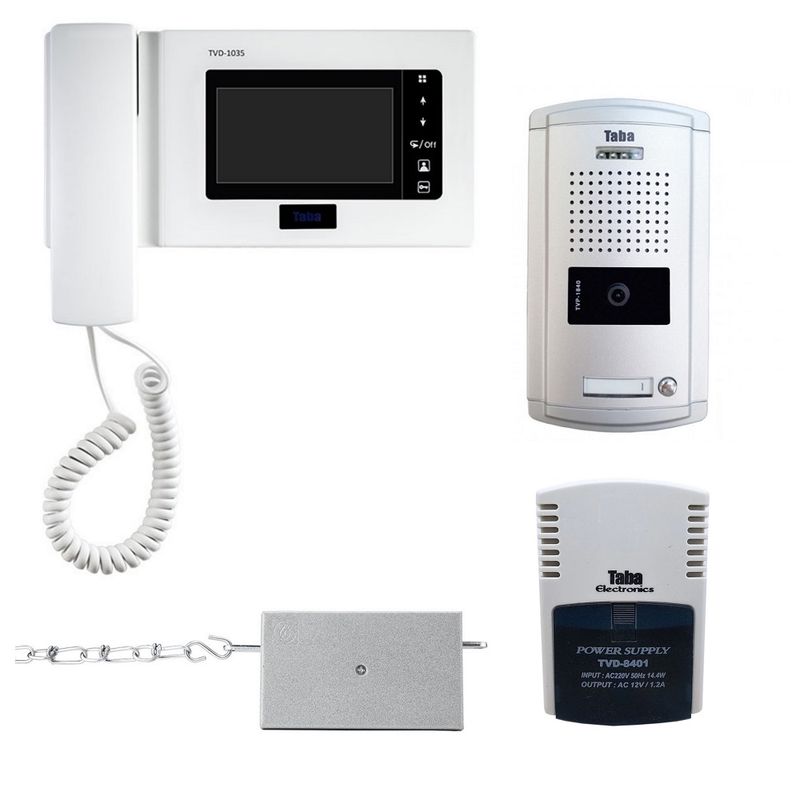 دربازکن تصویری تابا مدل tvd 1035  مجموعه 4 عددی