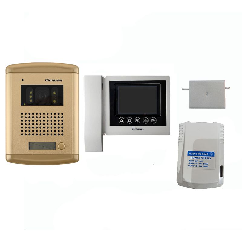 دربازکن تصویری سیماران مدل hs43m100v1fg مجموعه 4 عددی