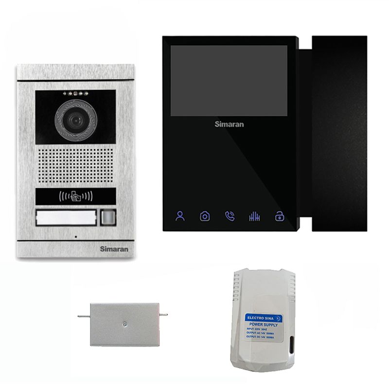دربازکن تصویری سیماران مدل hs46bv1card مجموعه 4 عددی