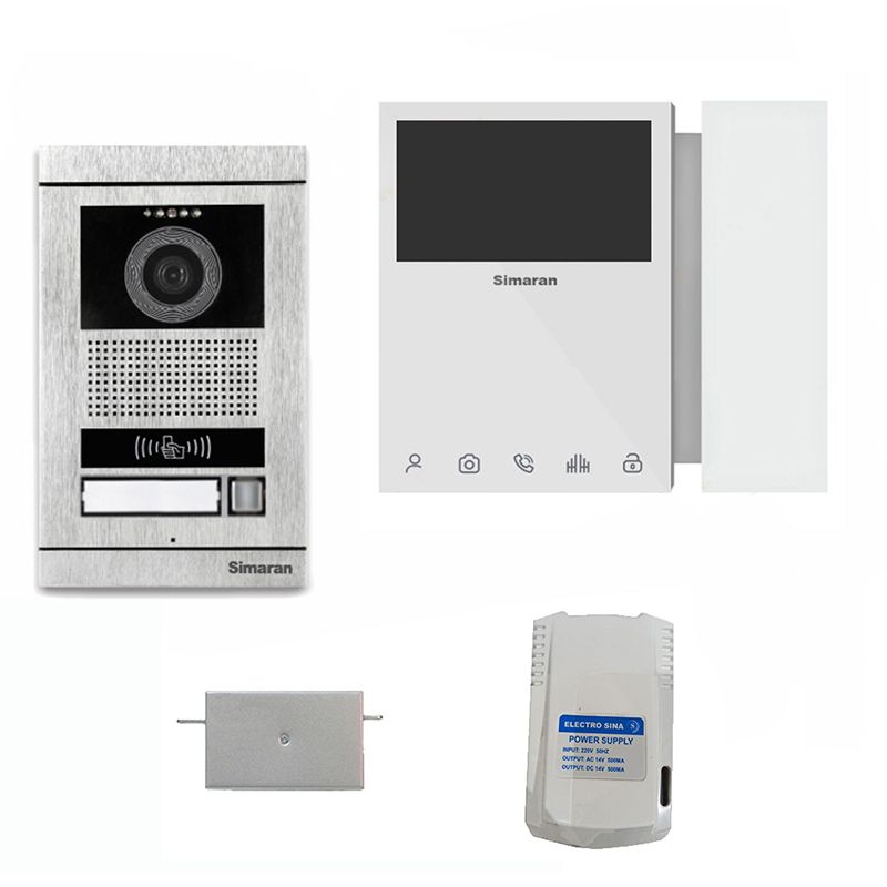 دربازکن تصویری سیماران مدل hs46v1card مجموعه 4 عددی