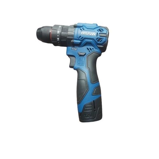 دریل پیچ گوشتی شارژی 12 ولت چکشی هیوسان مدل hs1230 b