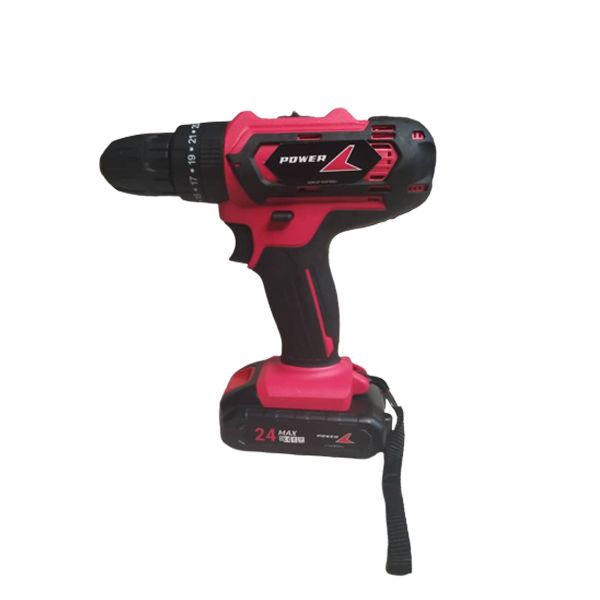 دریل پیچ گوشتی چکشی شارژی پاور مدل p 24v