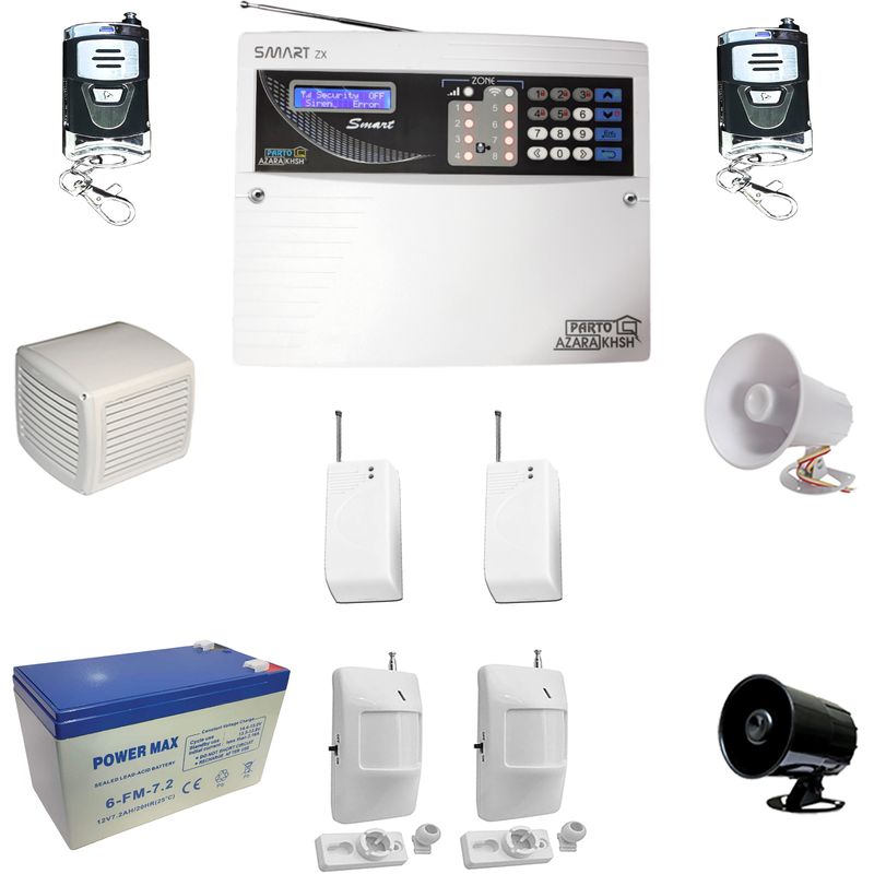 دزدگیر اماکن پرتو آذرخش مدل smart zxk