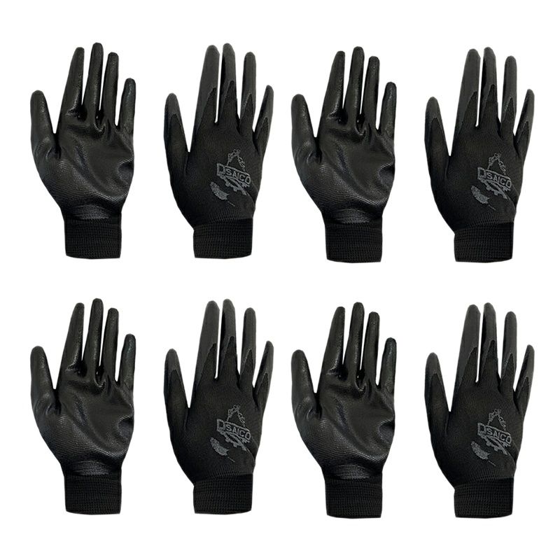 دستکش ایمنی دیاکو مدل نیتریل کد blk 0369 4 بسته 4 عددی