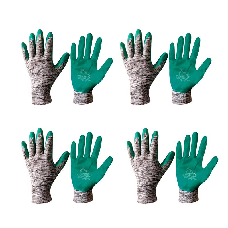 دستکش ایمنی دیزیاکو مدل نیتریل کد gn 0369 04 بسته 4 عددی