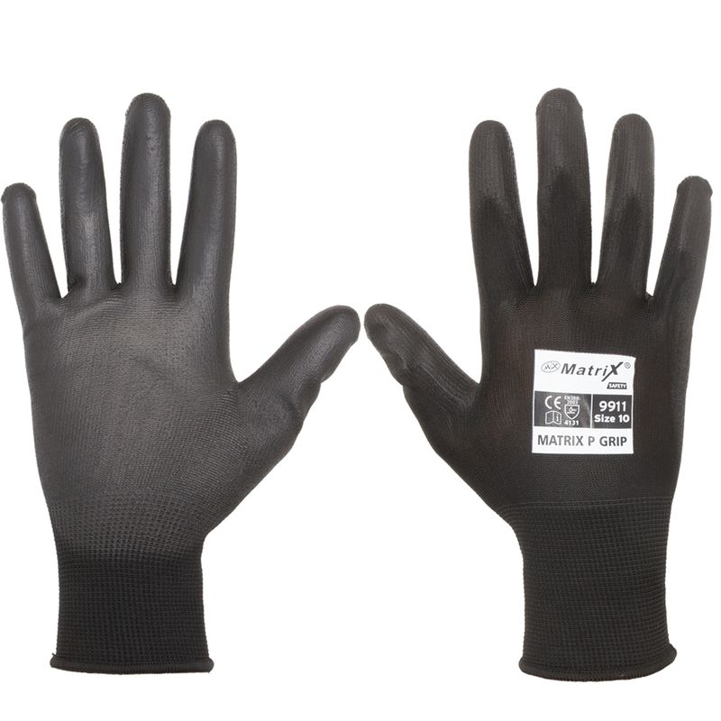 دستکش ایمنی ماتریکس مدل p grip