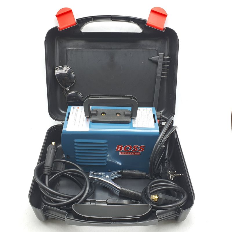 دستگاه جوش 350 آمپر باس مدل کیف دار کد arc350 mini مجموعه 5 عددی