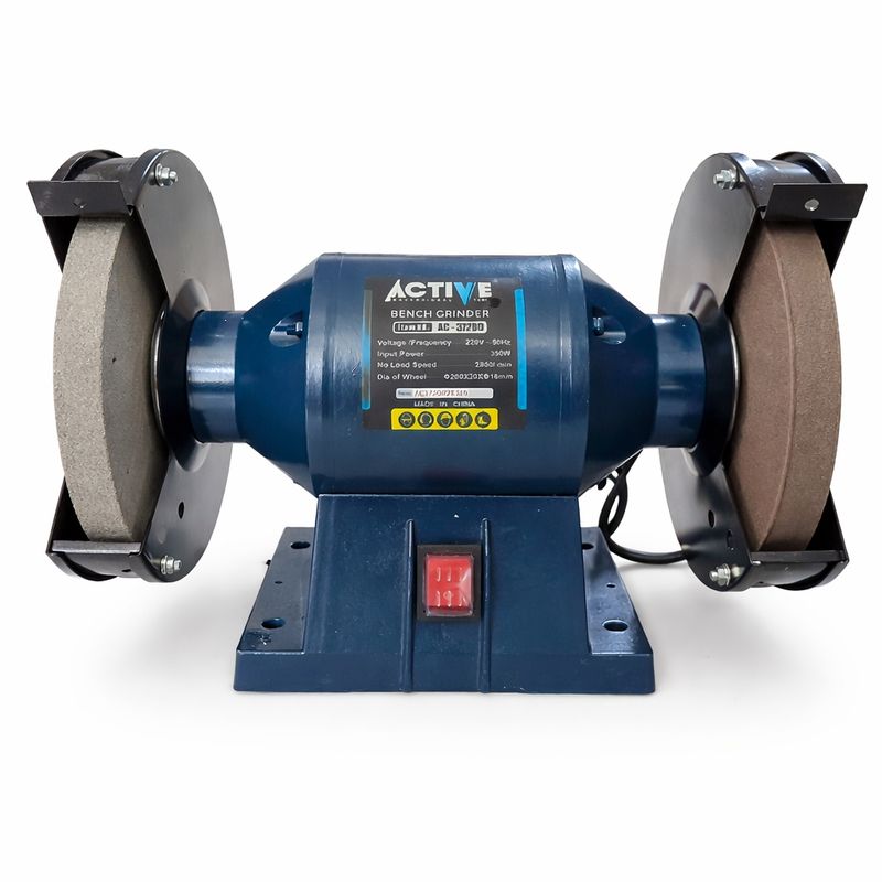 دستگاه سنگ رومیزی 200 میلی متری 350 وات اکتیو مدل ac 37200