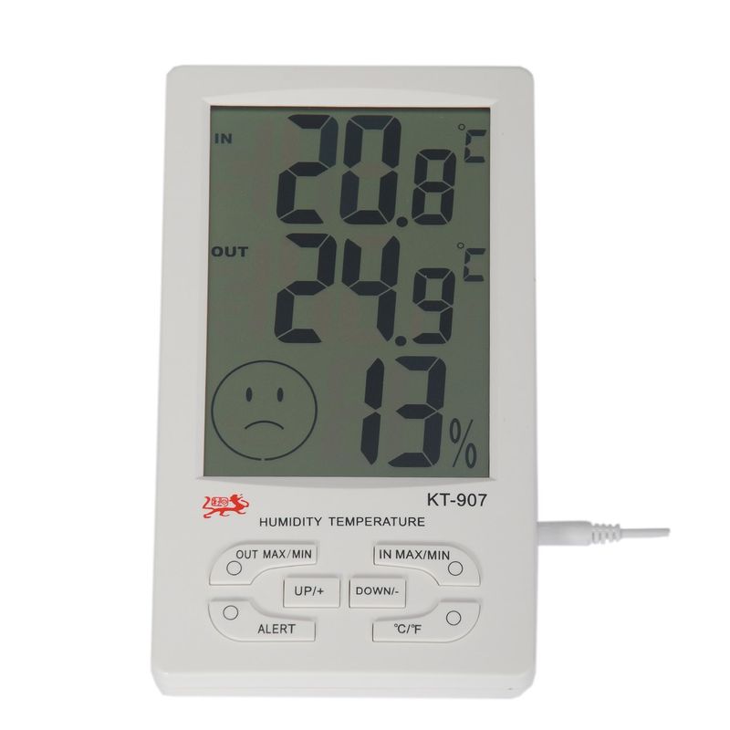 دماسنج و رطوبت سنج آلارم دارمدل kt 907
