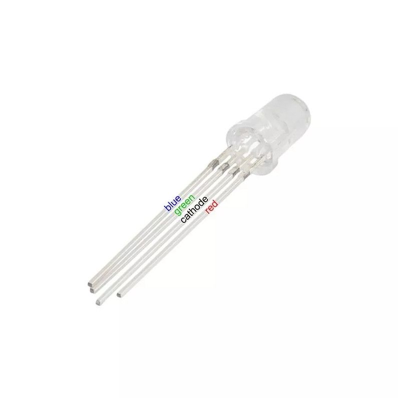 دیود ال ای دی مدل rgb 109258 بسته 10 عددی