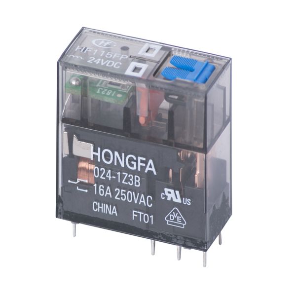 رله 8 پایه هونگفا کد hf115fp