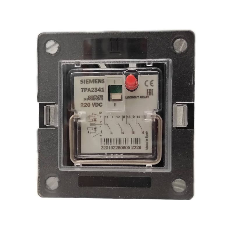 رله زیمنس مدل lockout fast relay 7pa2341 1
