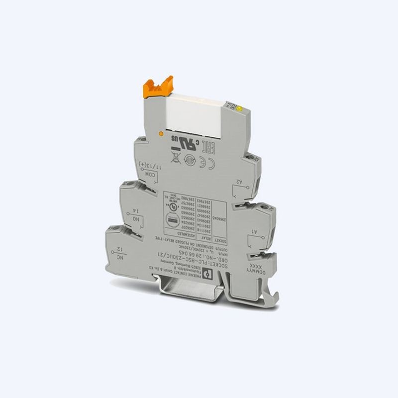رله فونیکس با پایه مدل plc bsc 24dc_21hc