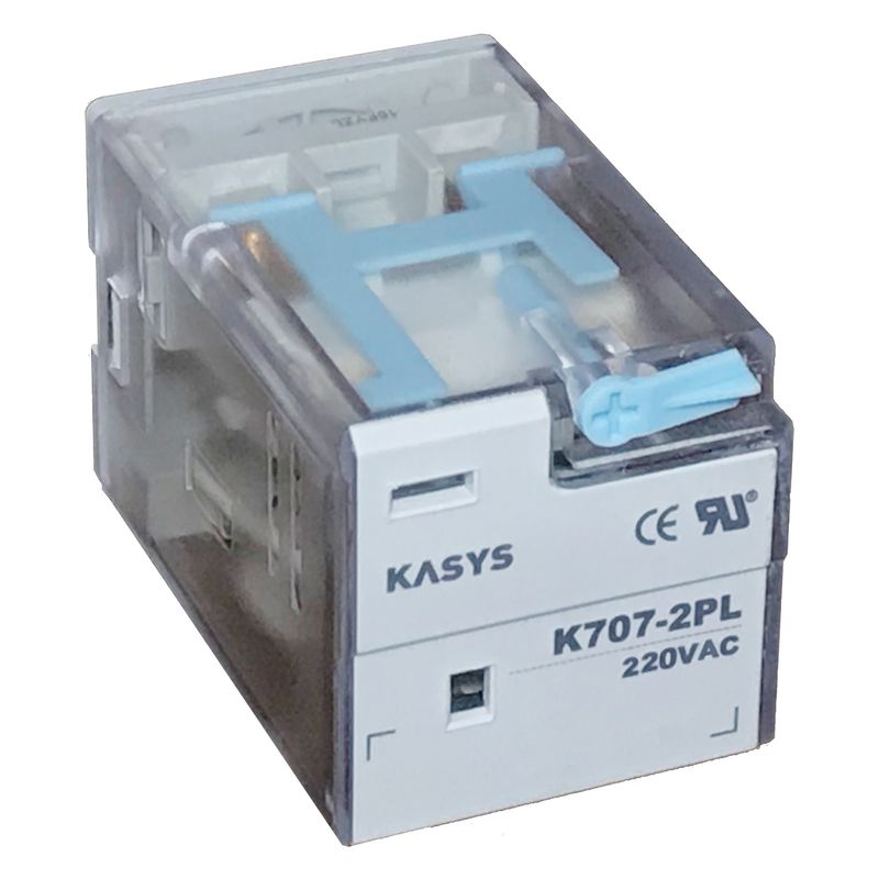 رله ۸ پایه کاکن مدل k707 2pl 220vac بسته ۱۰ عددی