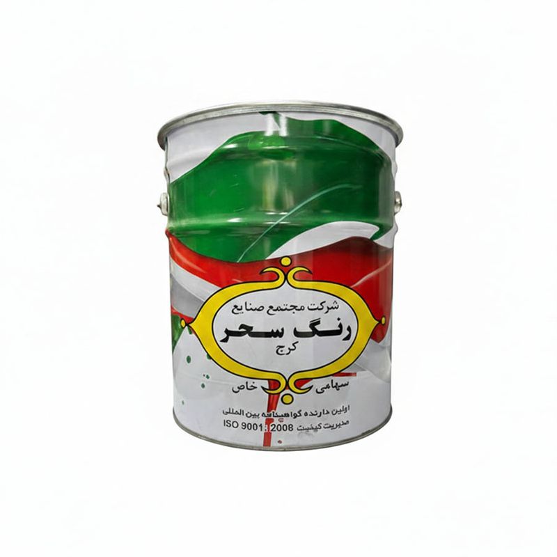 رنگ روغنی سفید نیم براق سحر کد 760 وزن 20 کیلوگرم