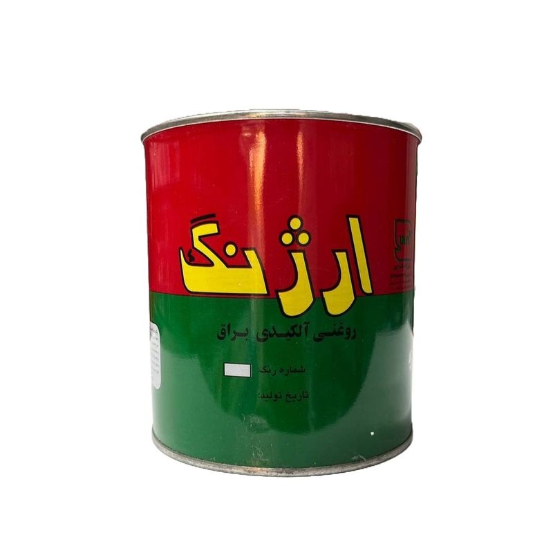 رنگ روغنی نیمه براق سفید ارژنگ کد 110 وزن 4 کیلوگرم