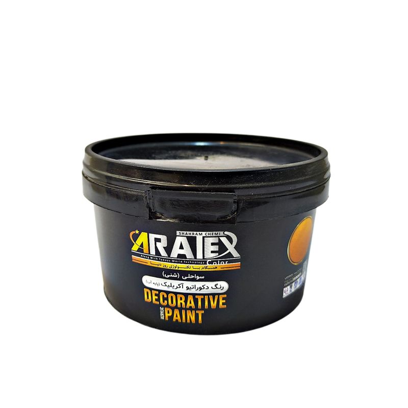 رنگ سواحلی صدفی دکوراتیو سفید آرتکس مدل rc91 وزن 500 گرم