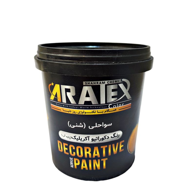 رنگ سواحلی صدفی دکوراتیو سفید آرتکس مدل rc92 وزن 1 کیلوگرم