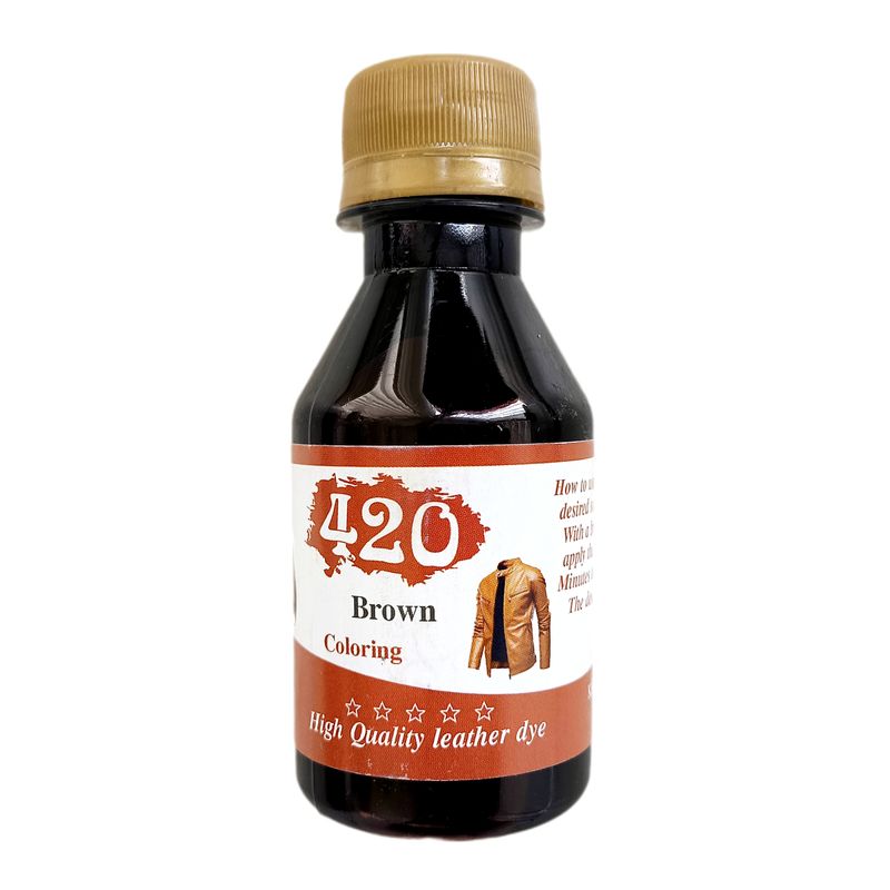 رنگ چرم   420 مدل  420brn رنگ قهوه ای