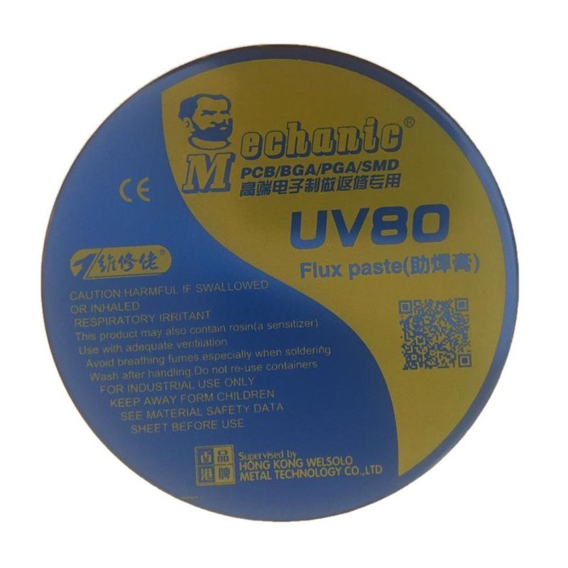 روغن فلکس مکانیک مدل uv80 وزن 60 گرم