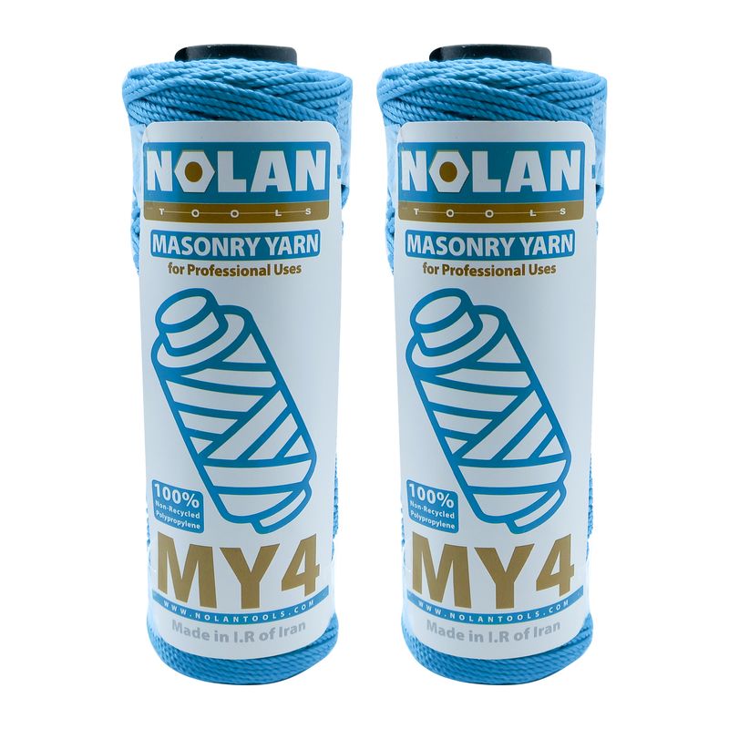 ریسمان بنایی نولان مدل my4  طول 400 متر مجموعه 2 عددی