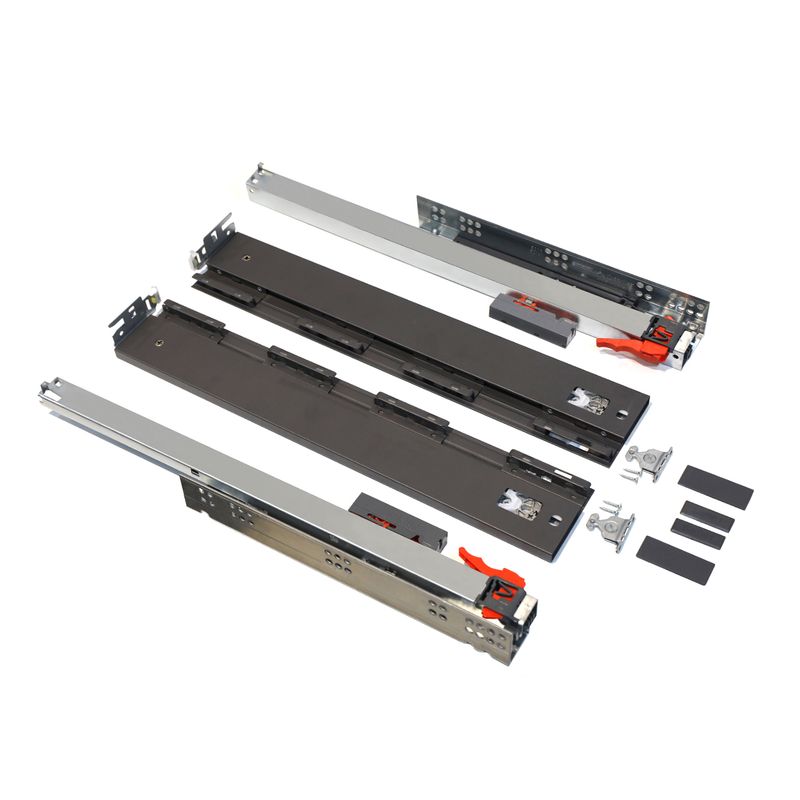 ریل کشو فشاری آرام بند صامت مدل smartflow fa40h58 سایز 40 سانتیمتری بسته 2 عددی
