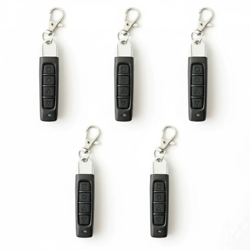 ریموت بلوتوثی دربازکن مدل black pencil کد۴۳۳ مگاهرتز بسته 5عددی